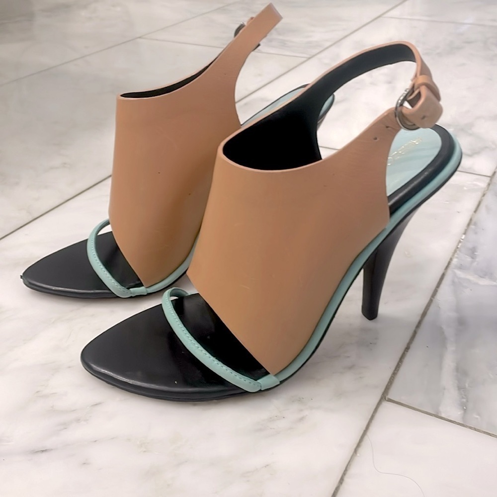 Rebecca Minkoff color block heels size 7